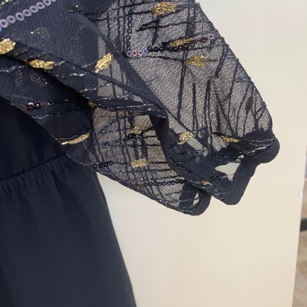 Bcbgeneration Black/Gold Romper - image 4